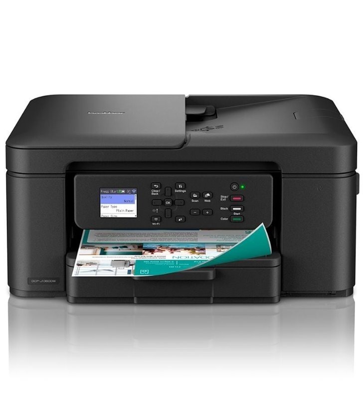 Multifunción Brother DCP-J1360DW WiFi/ Dúplex/ Negra