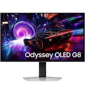 Monitor Gaming Samsung Odyssey OLED G8 G81SF S32FG810SU 32'/ 4K/ 0.03ms/ 240Hz/ OLED/ Regulable en altura/ Plata