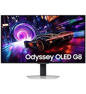 Monitor Gaming Samsung Odyssey OLED G8 S32FG812SU 32'/ 4K/ 0.03ms/ 240Hz/ Regulable en Altura/ Plata