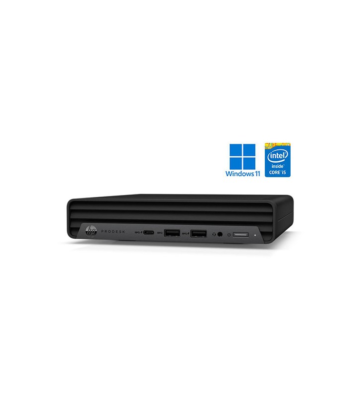 HP PRODESK 600 G6 INTEL CORE i5-10500T DDR4 16GB 480GB SSD WINDOWS 11 PRO 64 BITS WIFI Mini Desktop OCASION