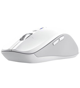 Ratón Ergonómico Inalámbrico Trust Ferro/ Hasta 3200 DPI/ Blanco