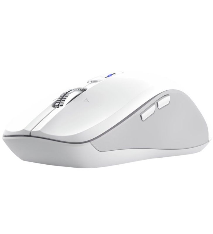 Ratón Ergonómico Inalámbrico Trust Ferro/ Hasta 3200 DPI/ Blanco