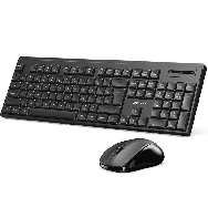 Teclado y Ratón Inalámbricos Vention Combo KTZB0-EN