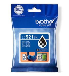 Cartucho de Tinta Original Brother LC521BK/ Negro
