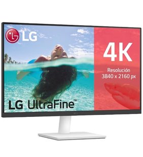 Monitor Polivalente LG UltraFine 27US500-W 27'/ 4K/ Multimedia/ Blanco