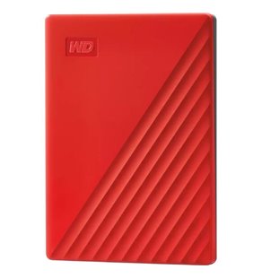 Disco Externo Western Digital My Passport 2TB/ 2.5'/ USB 3.2/ Rojo