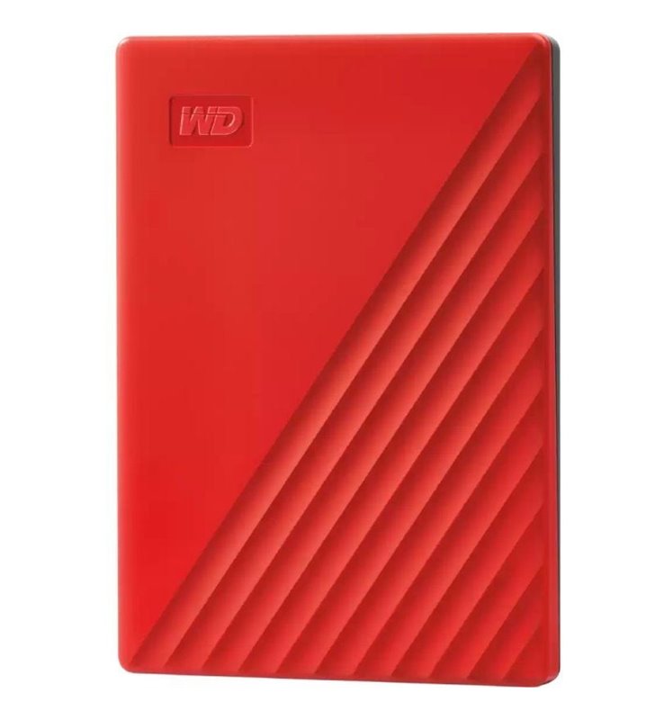 Disco Externo Western Digital My Passport 2TB/ 2.5'/ USB 3.2/ Rojo