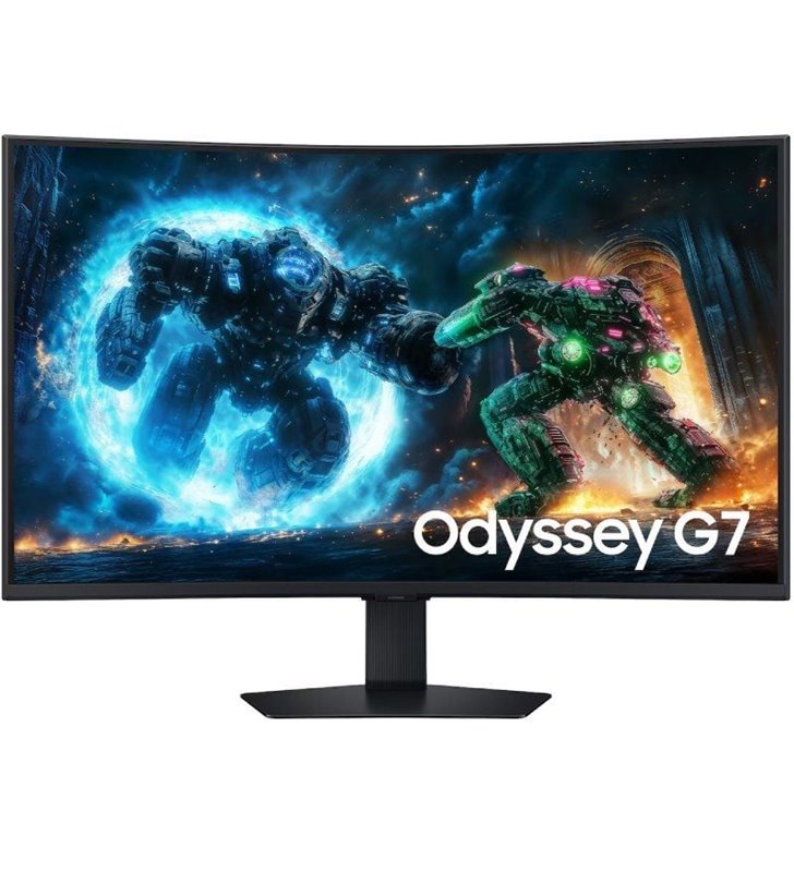 Monitor Gaming Samsung Odyssey G7 G75F 37'/ 4K/ 1ms/ 165Hz/ VA/ Regulable en altura/ Negro