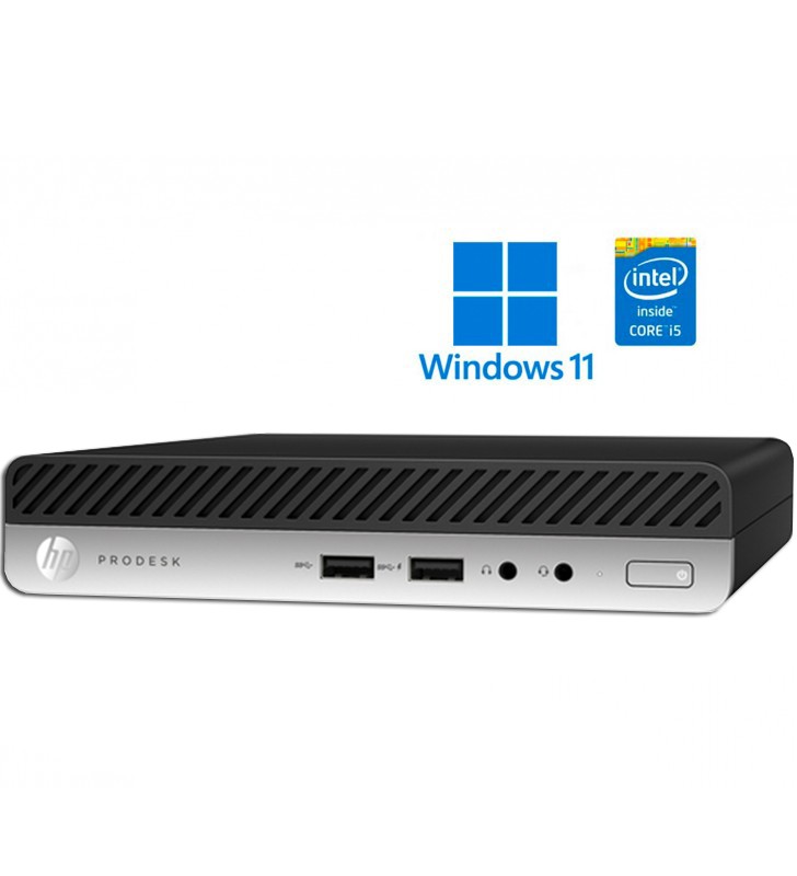 HP PRODESK 400 G4 INTEL CORE I5-8500T 16GB SSD 256GB Mini WIFI TPLINK WIN 11 PROF. 64BIT OCASION