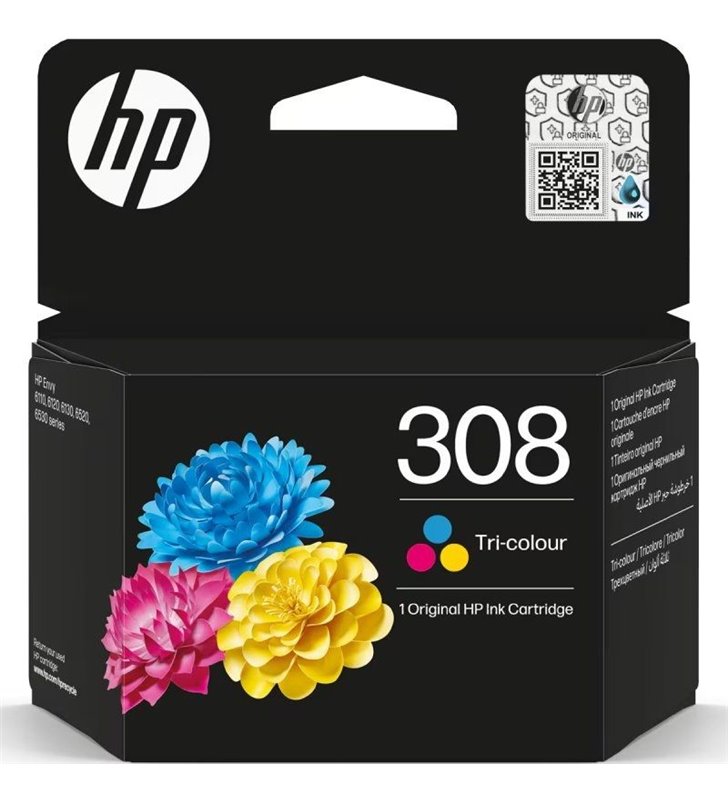 Cartucho de Tinta Original HP nº308/ Tricolor