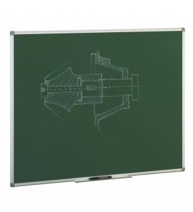 Pizarra lacada verde 70x95. Marco Madera