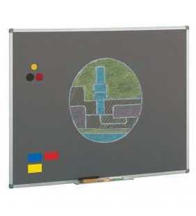 Pizarra acero vitrificado gris 122x244