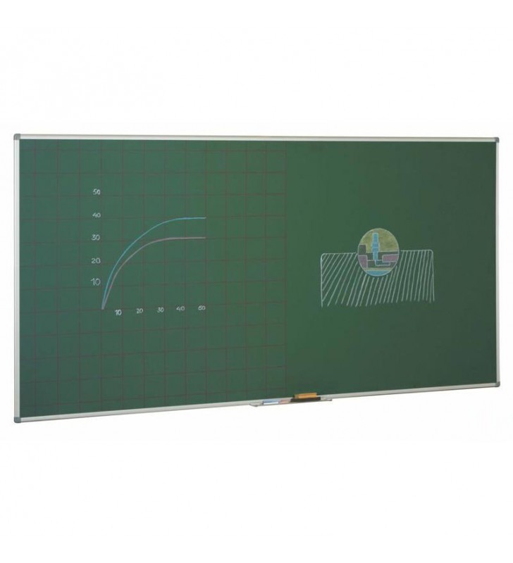 Pizarra cuadriculada preescolar 122x244