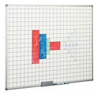 Pizarra estratificada blanca cuadriculada 122x244